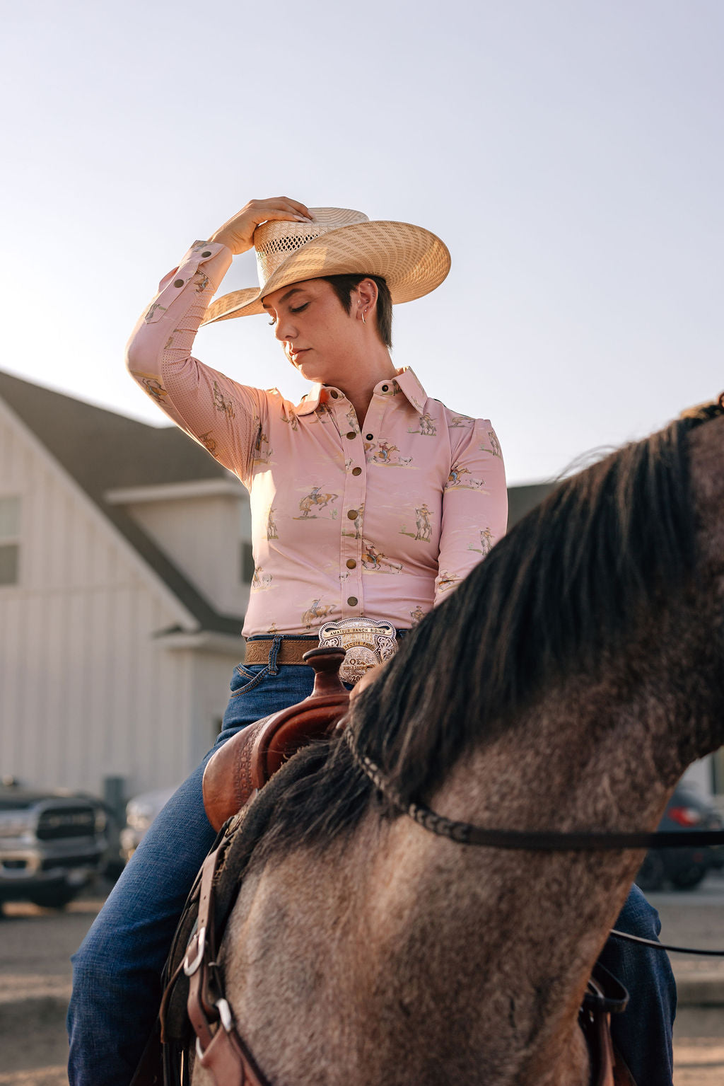 Vaquera Sunshirt - Bandolero print
