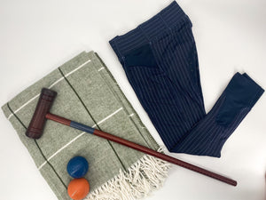 TREWS D' CLASSICO 2.0 - navy pinstripe K/P riding tights