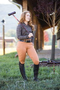 TREWS D' SPORT 2.0 - cognac K/P riding tights